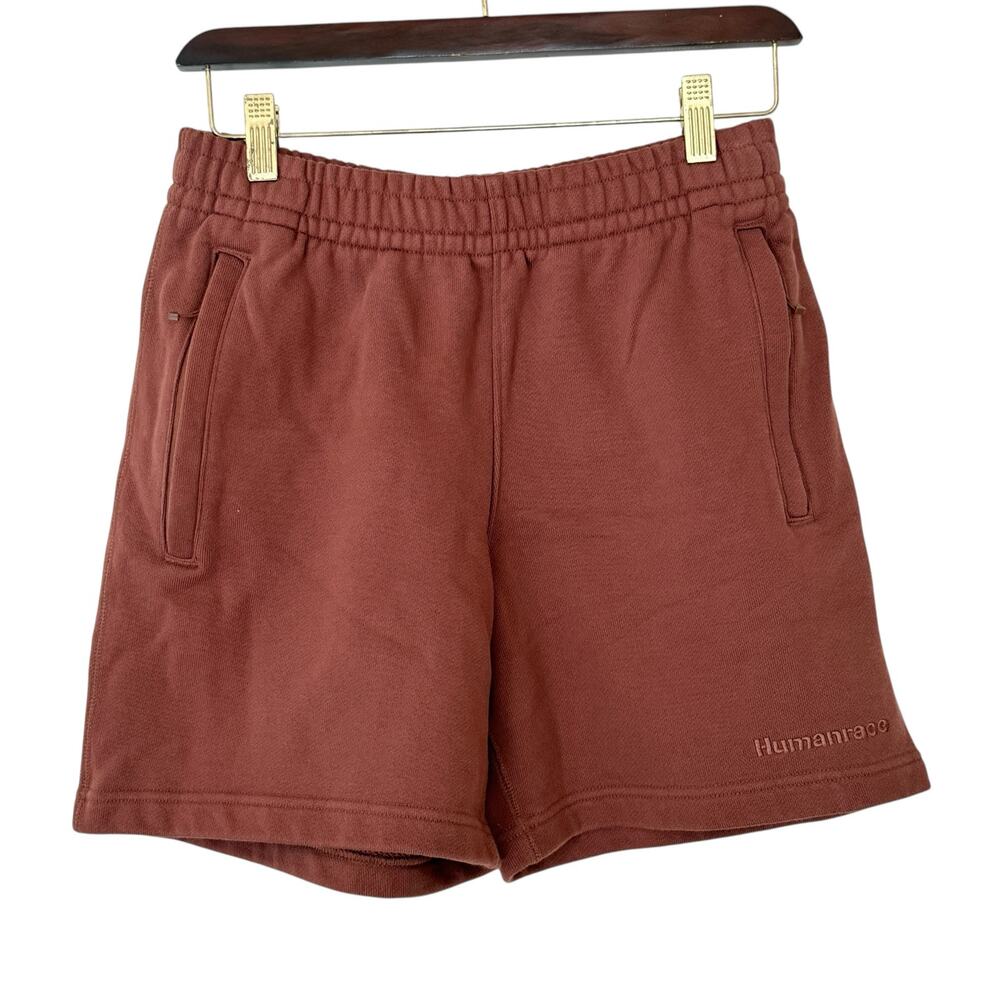 Adidas x Pharrell Williams Humanrace Shorts‎ XS Rust Athleisure Streetwear Y2K